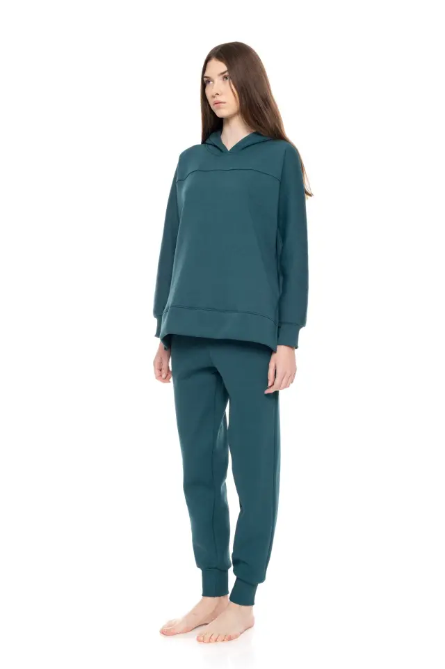 W1646 - Golden - HOMEWEAR HOOD SOFT SOLID 2