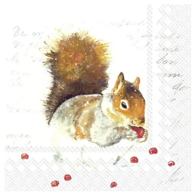 Χαρτοπετσέτα για decoupage, Hazel white