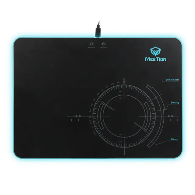 Meetion MT-P010 Φωτιζόμενο Gaming Mouse Pad 17.007.0011 2