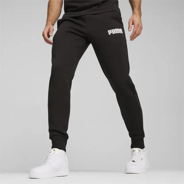 Puma Mass Style Sweatpants Fleece (680200-01) - Μαύρο - XXL