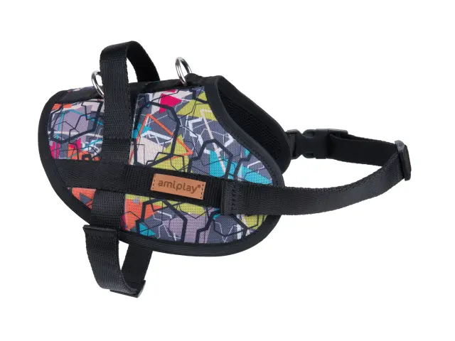Amiplay- Σαμαράκι Σκύλου Harness Amiforce Abstraction - Large 66-86cm