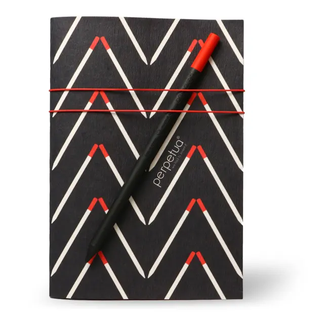Perpetua Notebook Red Layout