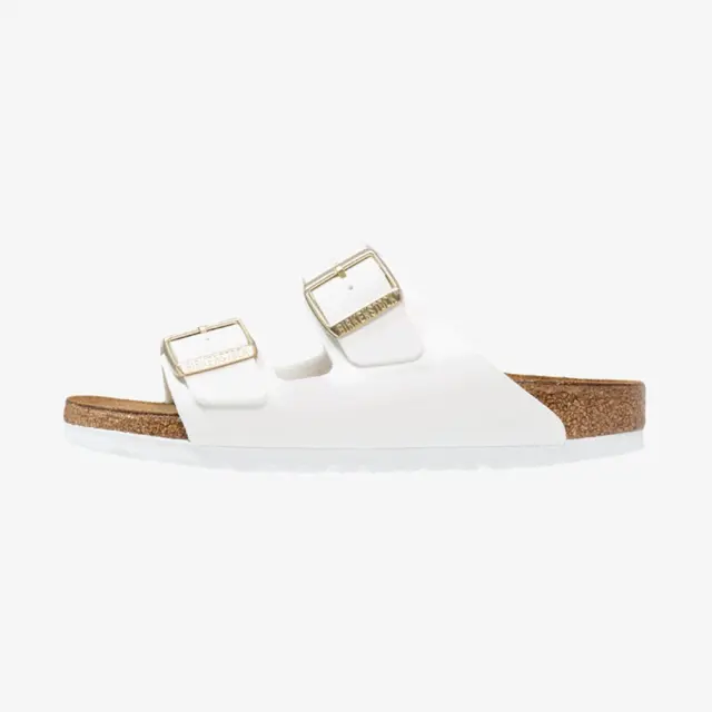 Birkenstock Πέδιλα Γυναικείο Birko-Flor(ανθεκτικό υλικό της Birkenstock-επιτρέπει την επαφή με το νερό) Άσπρο BIR/ARIZONA 1005294P/WHITE