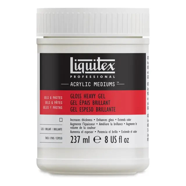 Liquitex Gloss Heavy Gel Medium - 237ml