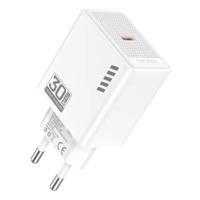 KAKUSIGA φορτιστής τοίχου KSC-1241, USB-C, 30W, λευκός
