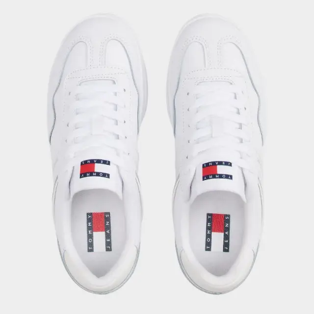 Tommy Hilfiger - Γυναικεία Δερμάτινα Sneakers The Greenwich EN0EN02794-YBS Λευκό - 41 3