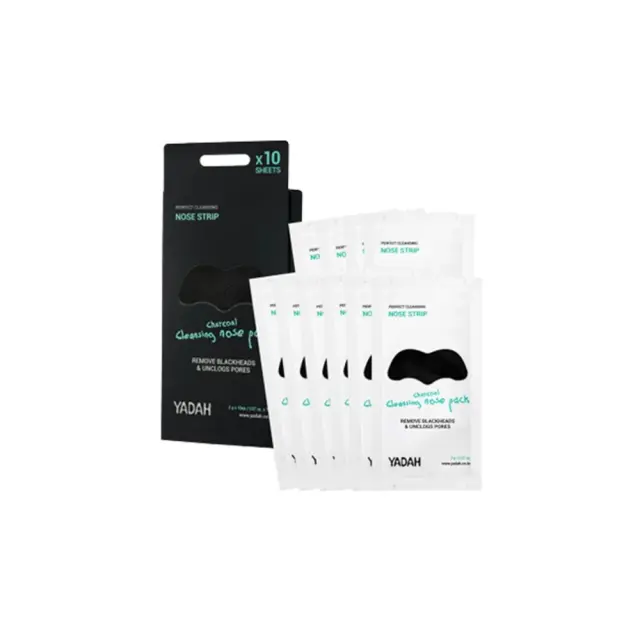 Yadah Black Charcoal Pore Clean Nose Strips – Ταινίες Καθαρισμού Πόρων με Άνθρακα & Αμαμελίδα 3