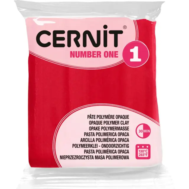 Πολυμερικός Πηλός Cernit Number One No420 - Carmine Red - 56gr