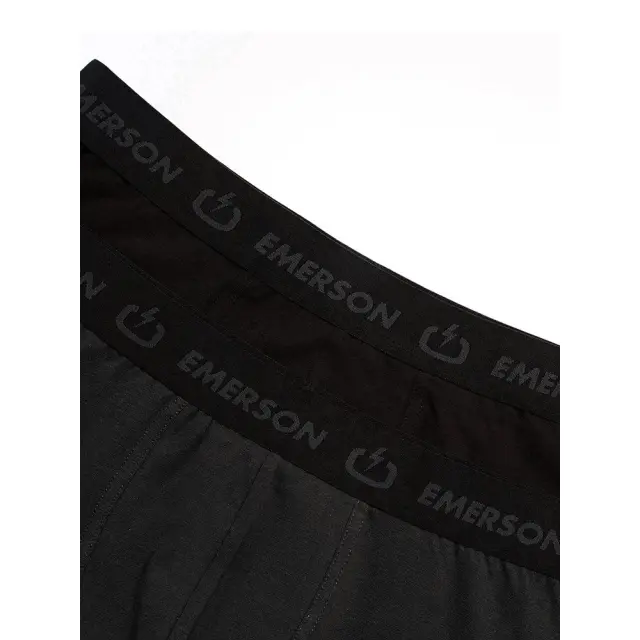 Emerson Men's Boxers (2 Pcs Package) (221.EM06.06-Black) - Μαύρο 2
