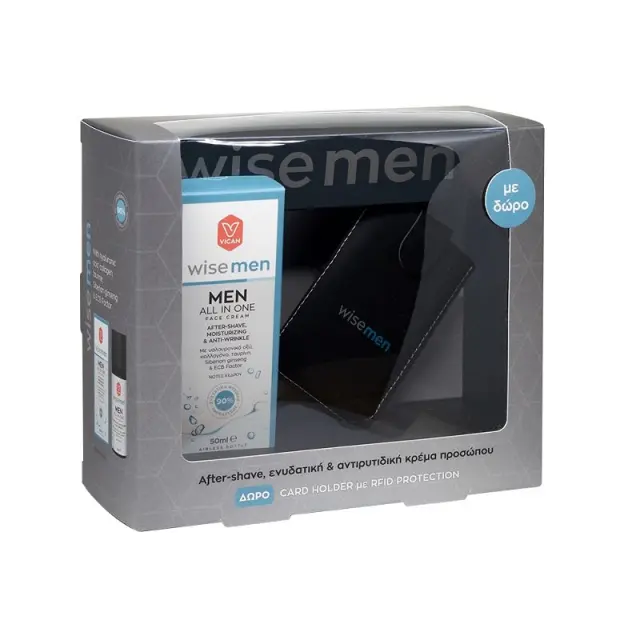 Vican Wise Men Promo All in One Κρέμα 50ml & Καρτοθήκη με Προστασία RFID