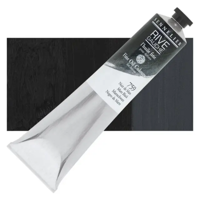 Sennelier Λάδι Rive Gauche 759 Mars Black - 200ml