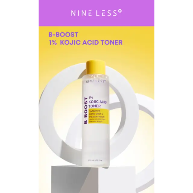 NINELESS B-Boost 1% Kojic Acid Toner Τόνερ Κατά των Κηλίδων, 200ml 2