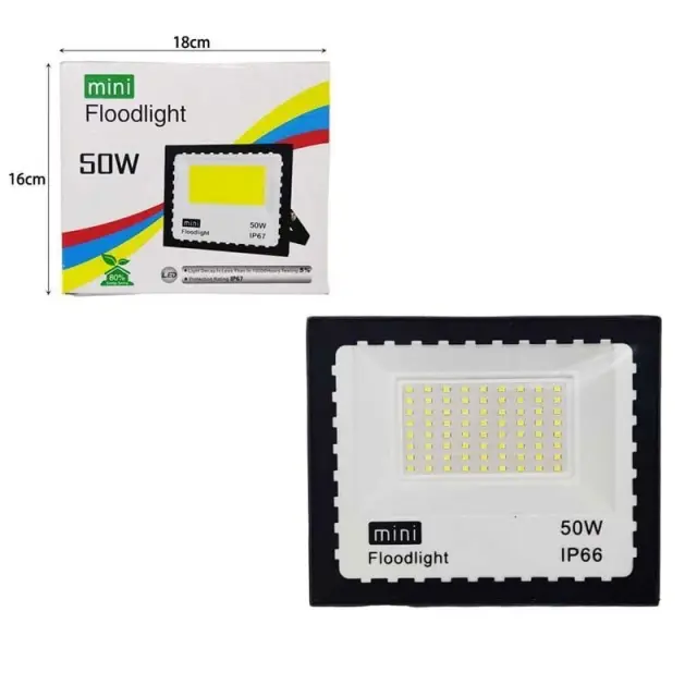 Mini Προβολέας 50W IP66 - Mini Floodlight 012003