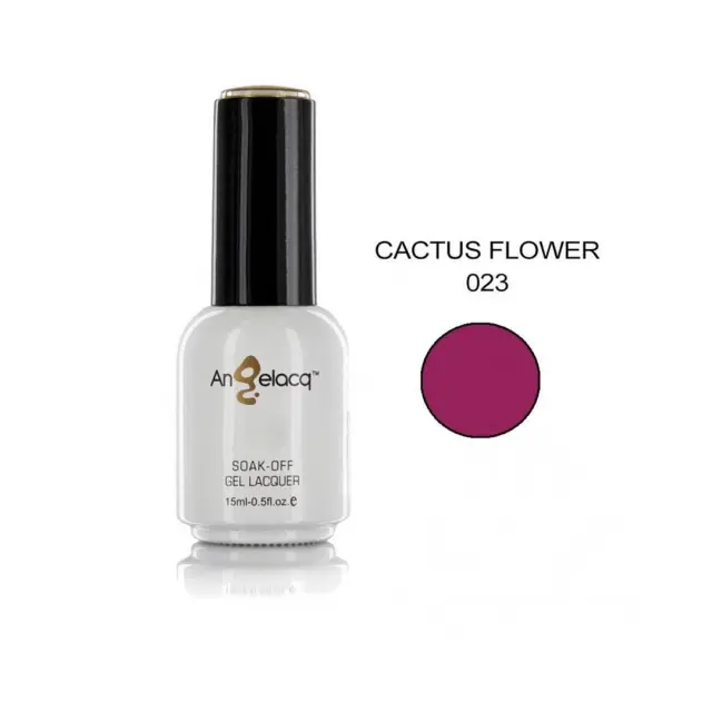 Ημιμόνιμο επαγγελματικό βερνίκι ANGELACQ 15ML - 0.5FL.OZ 023 Cactus Flower