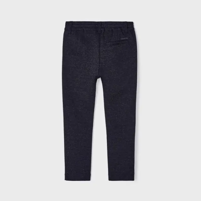 Mini 2 έως 10 ετών Παντελόνι μακρύ λοξότσεπο relaxed loose fit ναυτικό μπλε - 6Ε 3