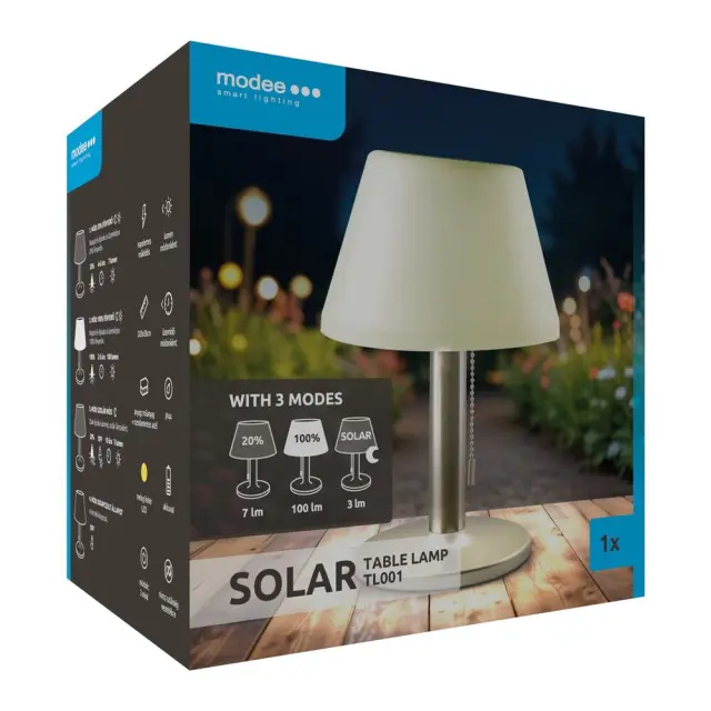 Modee Lighting LED Ηλιακό Επιτραπέζιο Φωτιστικό 40.002.0003 3