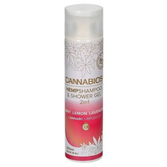 Cannabios Hemp Shampoo & Shower Gel 2in1 250ml