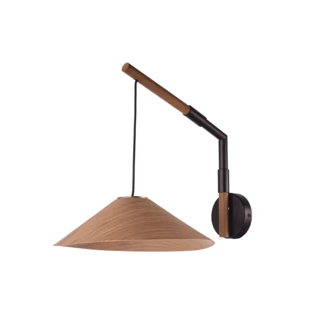AcaLight Offer NETTO ΦΩΤΙΣΤΙΚΟ ΕΠΙΤΟΙΧΟ ΜΑΥΡΟ ΜΑΤ ΞΥΛΙΝΟ ΣΥΜΒΑΤΙΚΟ 1ΧGX53 LED 7W IP20 400Χ320mm