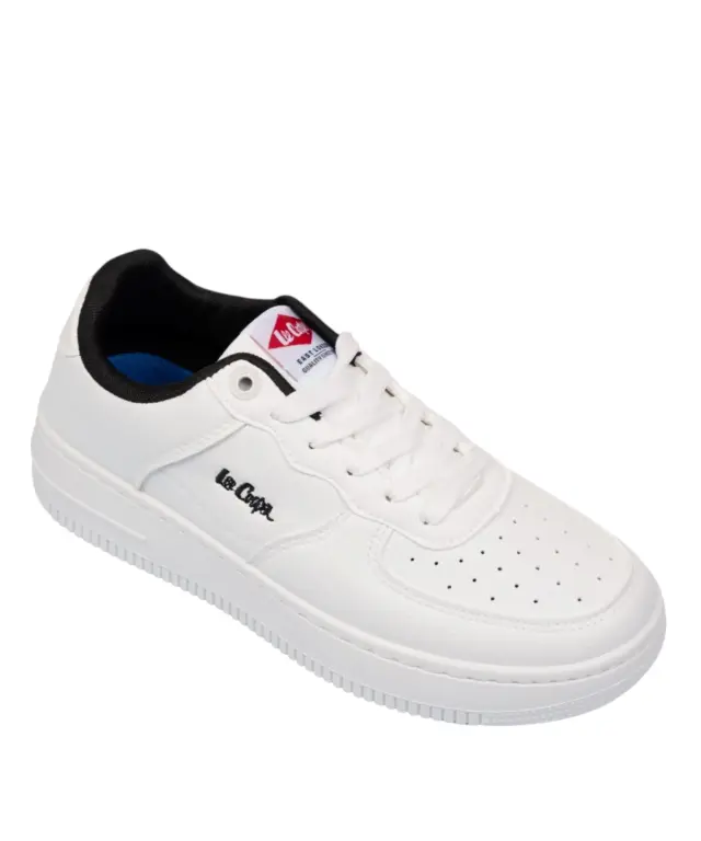 Lee Cooper - Ανδρικά Sneakers Oxford LCM628705-WHITE Λευκό/Μπλε 3
