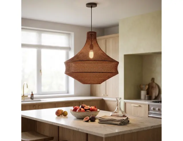 Φωτιστικό Οροφής Viggo Light & Living με λαμπτήρα Ε27 και διαστάσεις 60x60x55cm