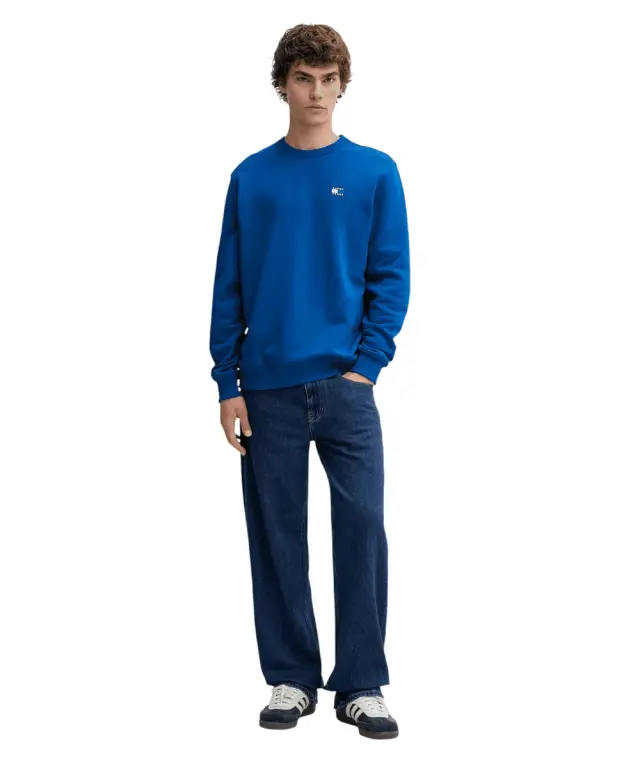 Tommy Hilfiger - Ανδρική Μπλούζα Φούτερ Reg Badge Crew Ext DM0DM20660-0GZ Μπλε - L 2