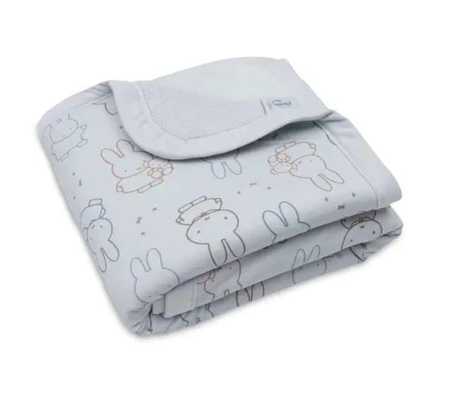 Κουβέρτα Miffy Moments Cloudy Blue (75 x 100 εκ.) - Jollein