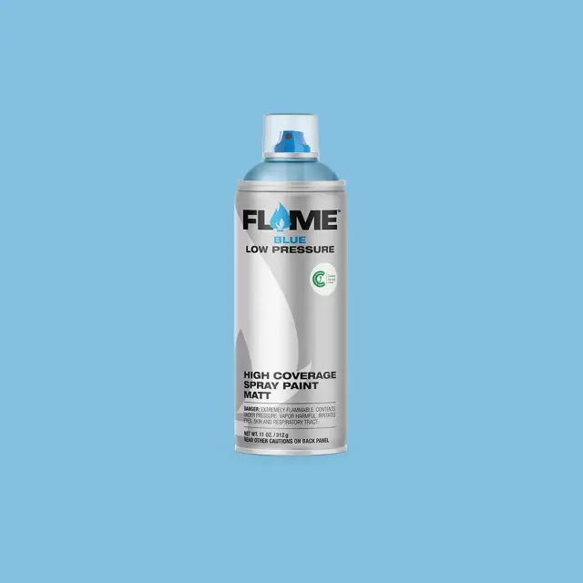 Flame Blue Spray Paint 400ml FB-504 Light Blue Light