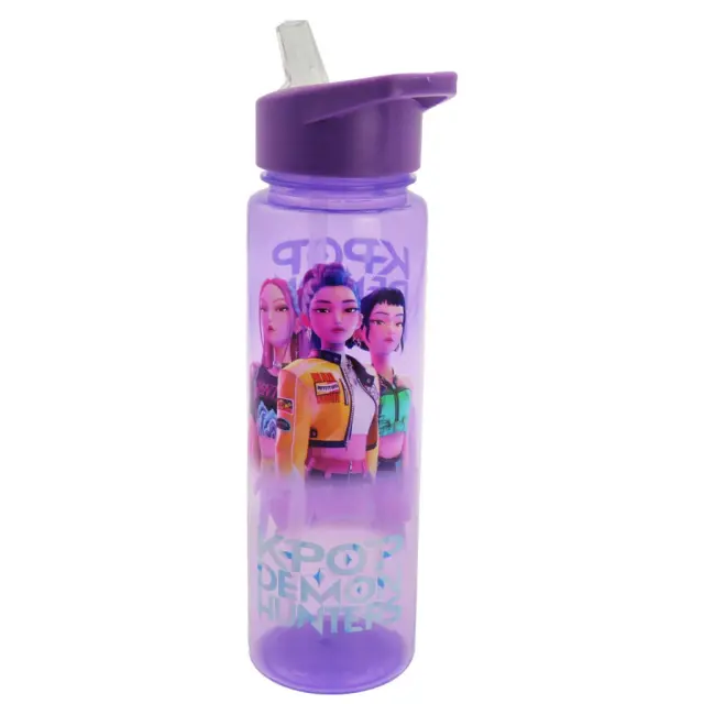 Παγουρίνο με Καλαμάκι K-POP DEMON HUNTERS - Water Bottle Plastic Trio 500ml PDB2511164 3