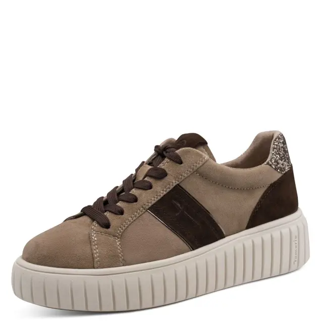 Sneaker δερμάτινο Comfort Tamaris - 38
