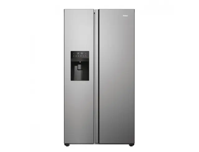 Ψυγείο Side by Side Haier SBS 90 Series 3 HSR3918EIMP Total No Frost, με Βρυσάκι Νερού, Συνολική Χωρητικότητα 515L, Ενεργειακή Κλάση E και Ύψος 177.5cm - Platinum Inox34004992