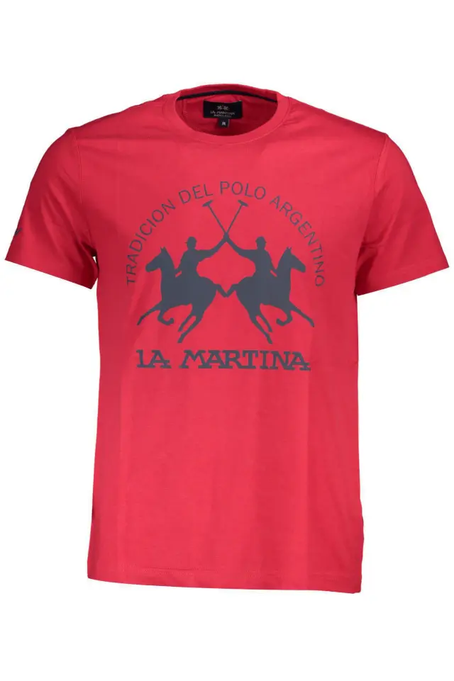 T-Shirt La Martina XMR010-JS206-06005 Κόκκινο - XL