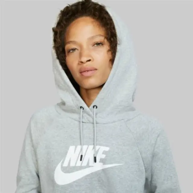 Nike Sportswear Essential Fleece Hoodie (BV4126-063) - Γκρί - L 3