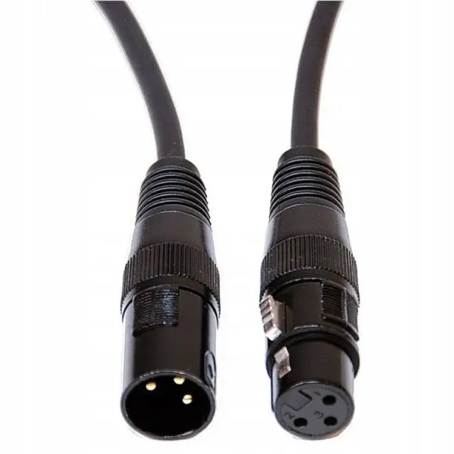 CABLE4ME DMX 3Pin cable for lighting 1m 2
