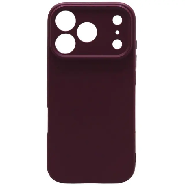 Θήκη Soft TPU inos Apple iPhone 18 Pro 5G S-Cover Μπορντώ N71849