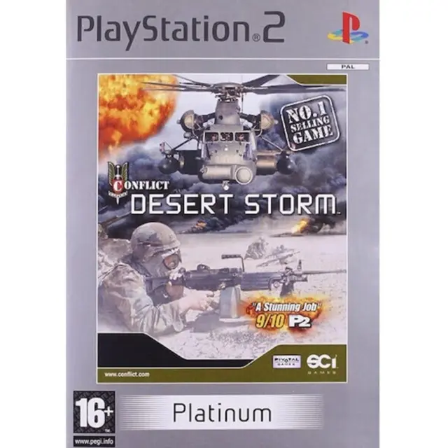 PS2 USED Conflict Desert Storm PLATINUM