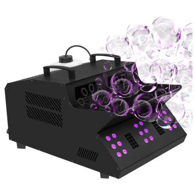 LIGHT4ME FOG DOUBLE BUBBLE professional fog and bubble machine LED effect remote control