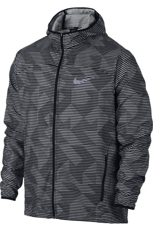 Nike Shield Running Αθλητικό Μπουφάν Αδιάβροχο 833111-010 - XL
