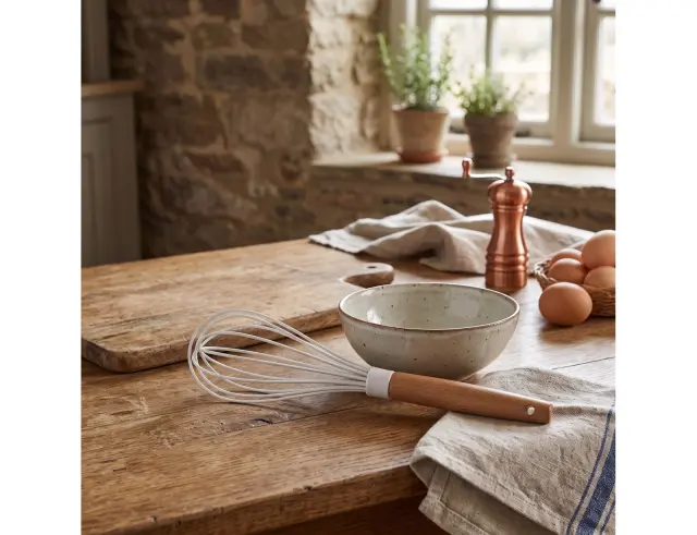 Αυγοδάρτης Excellent Houseware με ξύλινη λαβή 170485420