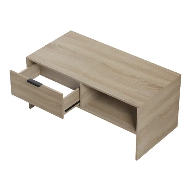 Τραπέζι σαλονιού Felina pakoworld sonoma 100x50x45εκ 2