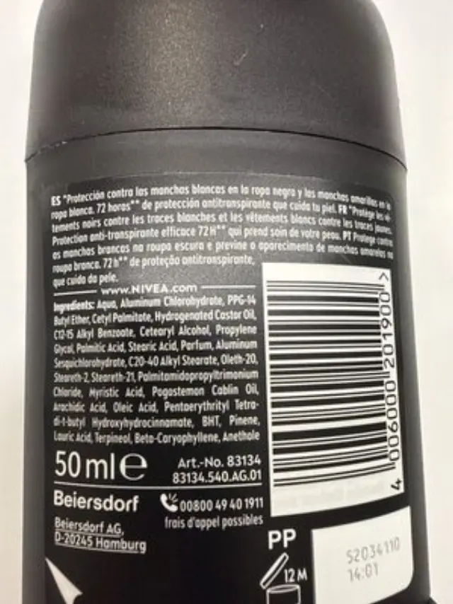 Nivea Men Black & White Invisible Original Deodorant Stick Ανδρικό Αποσμητικό Στικ 50ml 2