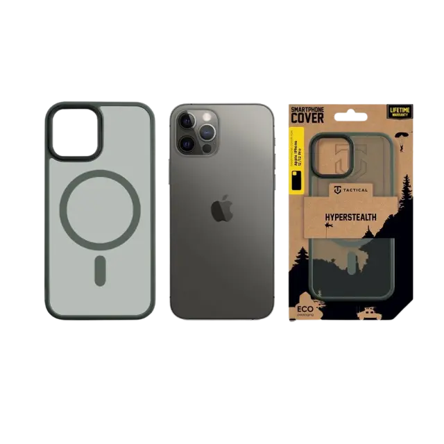 Tactical MagForce Hyperstealth Cover for Apple iPhone 12/12 Pro Forest Green 3