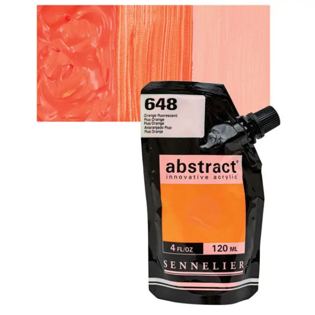 Ακρυλικό Sennelier Abstract 648 Fluo Orange - 120ml
