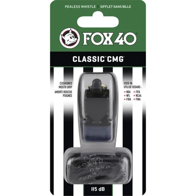 Fox 40 Classic Official Pealess 115db Whistle Μαύρο 96010008 (Eldico Sport) - One Size 3