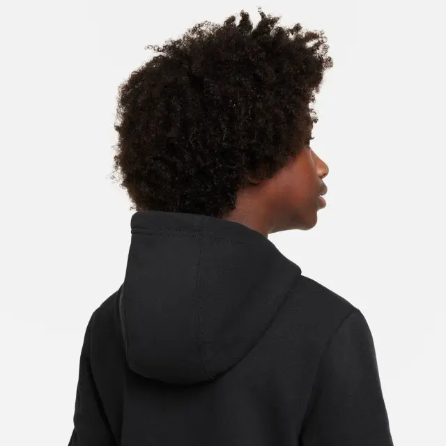 Nike Air Fleece ΠΑΙΔΙΚΗ ΜΠΛΟΥΖΑ (FV2341-012) - Μαύρο-Κόκκινο 2