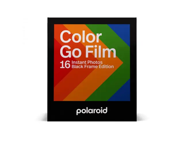 Φωτογραφικό Χαρτί Polaroid Color Go Film για Polaroid Go, με μέγεθος 6.66x5.39cm - Black Frame - 16 Φύλλα6211 2