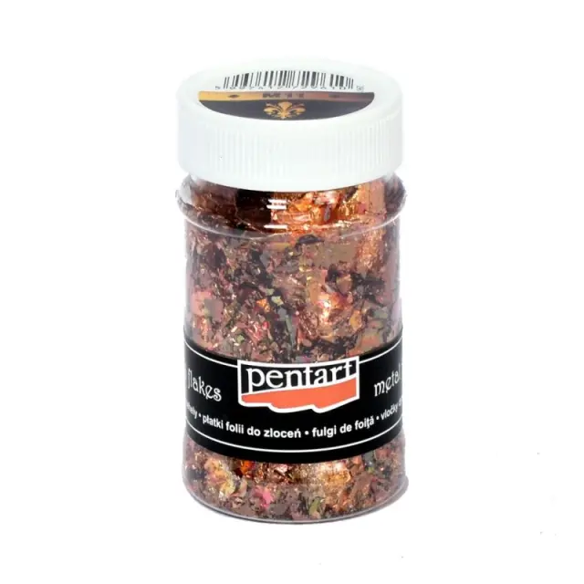 Μεταλλικές νιφάδες MIX χαλκός 100ml - Pentart M11