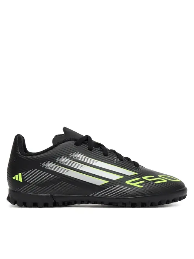 adidas Ποδοσφαιρικά Παπούτσια F50 Club Turf Boots Kids JI0038 Μαύρο - 38 2/3