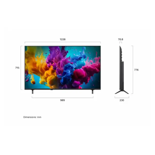 ΤΗΛΕΟΡΑΣΗ 55'' QNED 55QNED8MB6C Mini LED evo AI LG 2