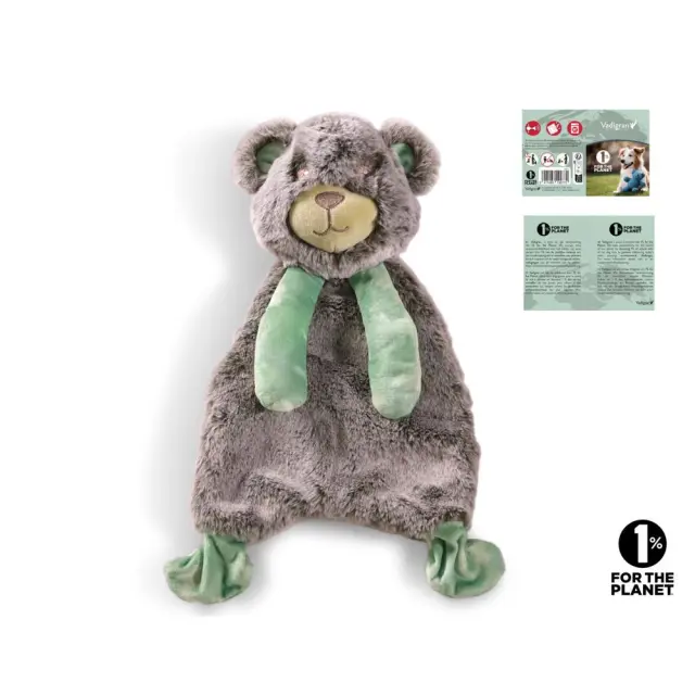 Vadigran Dog Toy Plush Crinkie Soft Bear Λούτρινο Παιχνίδι 33cm 2