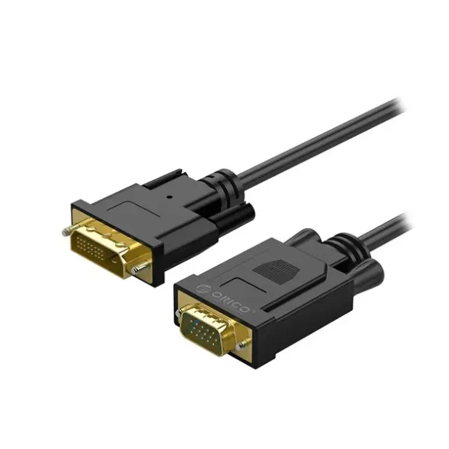 Orico XD-DITV Cable DVI 24+1 VGA Full HD Adapter 5m Black
